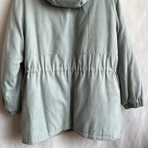 Gallery gorgeous vintage sea foam green winter coat, size M - Picture 6 of 15